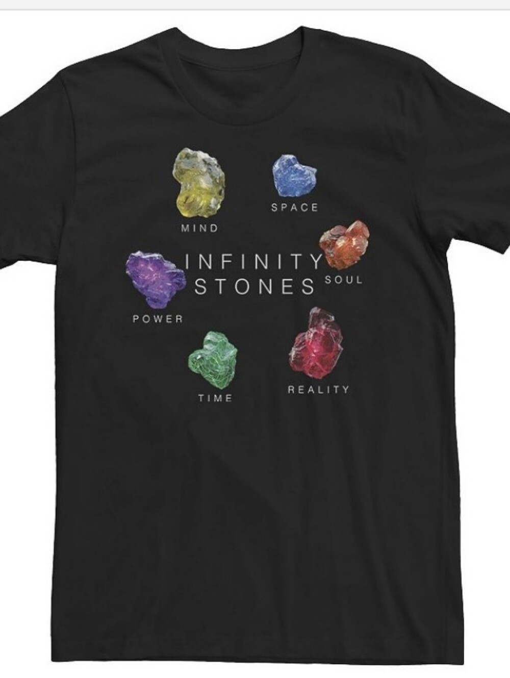 Men's Marvel Avengers: Endgame Infinity Stones Circle Graphic Tee, NWT Size XL